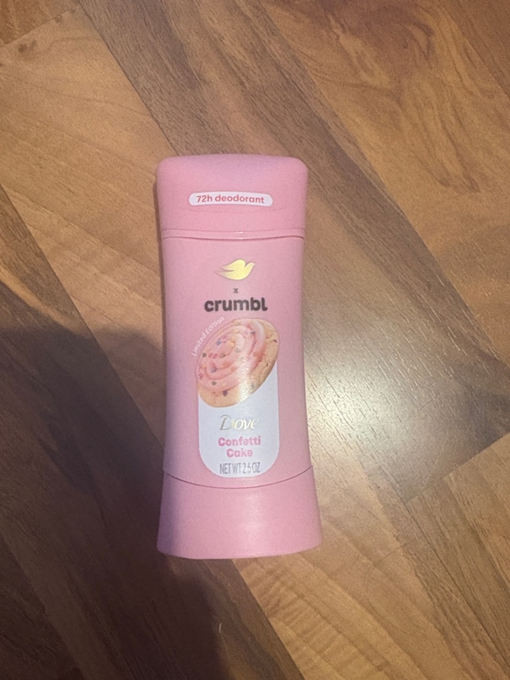 crumbl x Dove Pink Cake-Scented Antiperspirant Stick